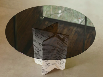 QUINA SPIDER GREY - Marble table by Maami Home - view 2